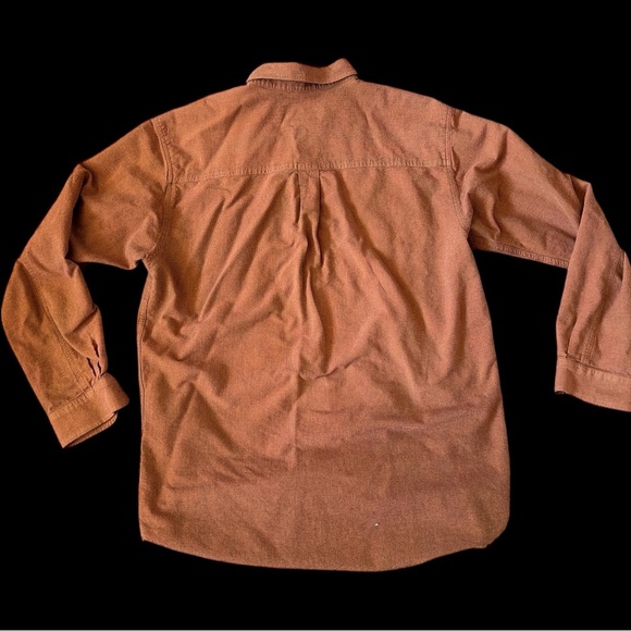 The Territory Ahead Men's Button-Down Shirt in Warm Orange - Picture 4 of 6